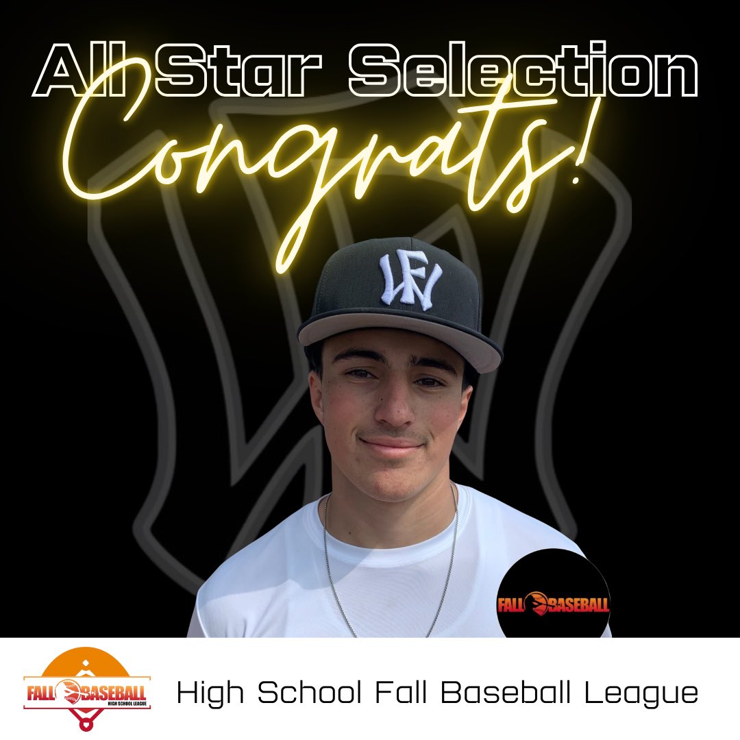 WOWFactorMISel's tweet photo. 🎉 Big congratulations to one of our own, @Sammycadili , for being selected to the @Xroads_Baseball High School Fall Baseball League - West ALL-STAR Team! 🙌⚾ Catch Sam in action as he represents WOW Factor West MI Select 17U this Saturday, October 12th, at Dowling Park, home of Purdue University NW in Hammond, IN. 💪 Best of luck, Sam! We’re all cheering for you! 👏 #WOWFactorMISelect #AllStar    @wowfactormich @WowFactorNation @BigEINBC @EinhardtEvin