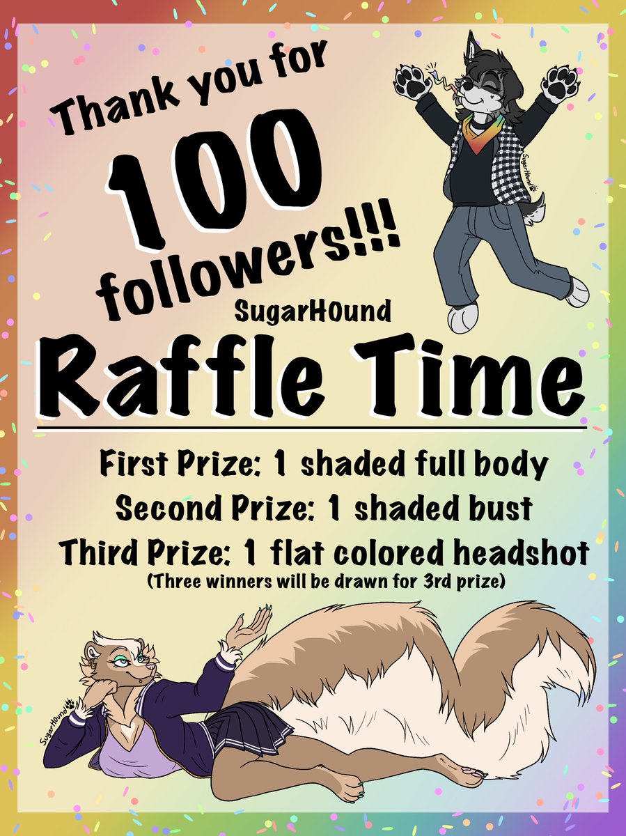 Thank you guys so much for your support! To celebrate I’d like to hold my first raffle! 

To enter you just gotta:
-Like
-Follow
-Repost 
-Comment when done! 

Winners will be chosen on Sunday October 13th.
If anyone has any questions please let me know! 
That’s all!🥳💖🫶