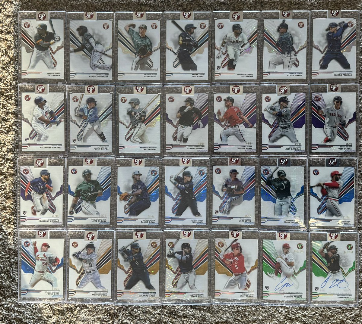clearlycollect's tweet photo. @cardboardbst 2024 Topps Pristine Baseball - Pristine Refractors, Numbered Refractors, &amp; Autos FS 

Prices are in photos — send offers if you would like to do lots. https://t.co/zjKDamQb68