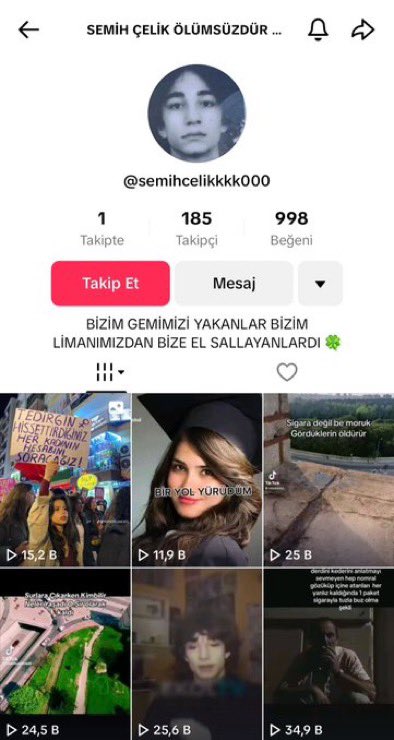 İkbal kardeşimizin katllerinin adına hesap açıp paylaşım yapıyorlar. Bunlar da en az o katller kadar suçludur i.

<a href="/EmniyetGM/">Türk Polis Teşkilatı</a> <a href="/TC_icisleri/">T.C. İçişleri Bakanlığı</a> <a href="/AliYerlikaya/">Ali Yerlikaya</a>