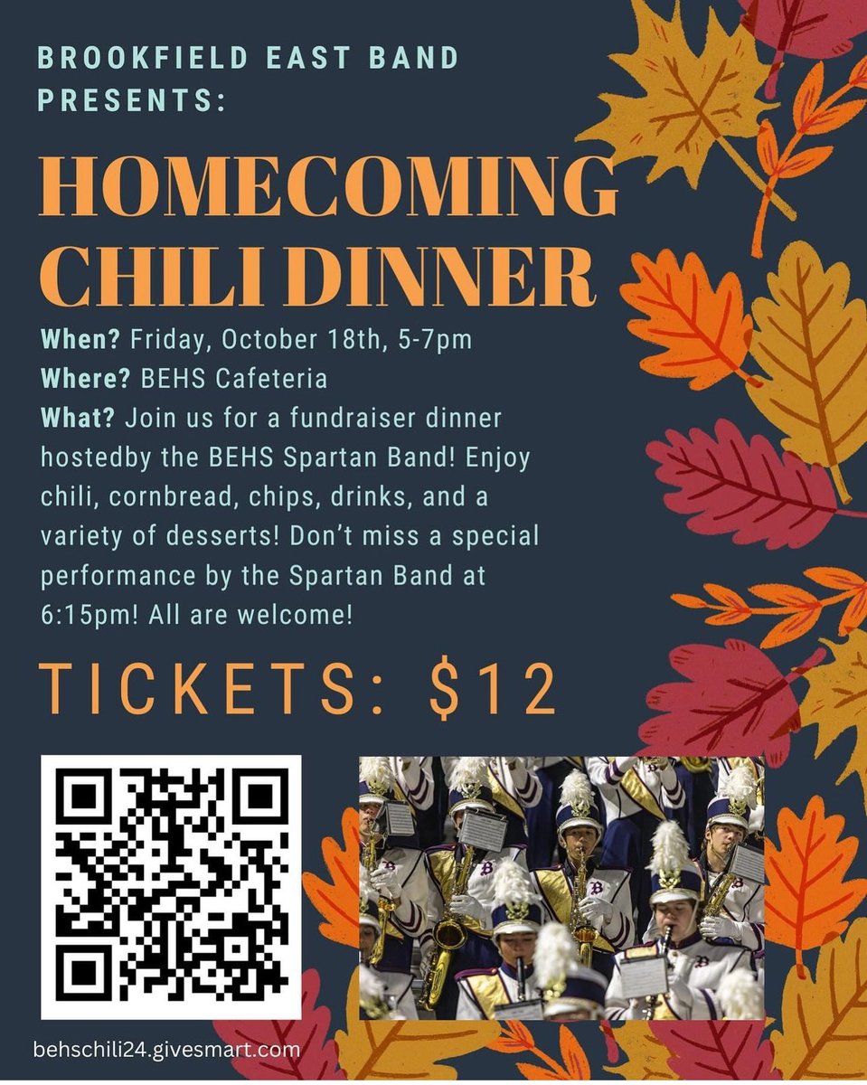 Mark your calendars. 🎷🎺🏈