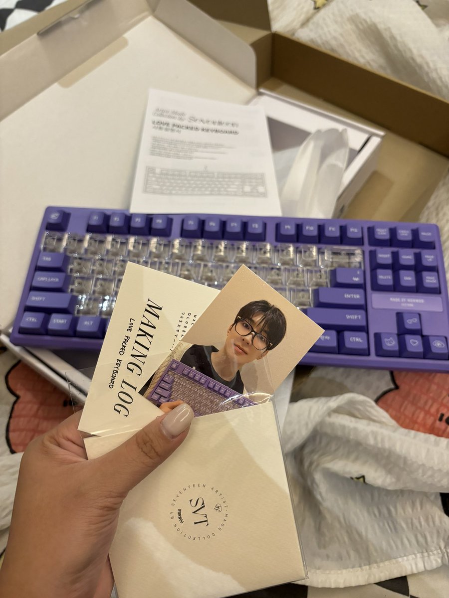 kddeonushi's tweet photo. WTS LFB

Wonwoo’s love keyboard 🤍

Brandnew

#seventeenph #wonwoo https://t.co/HeDDguxBQZ