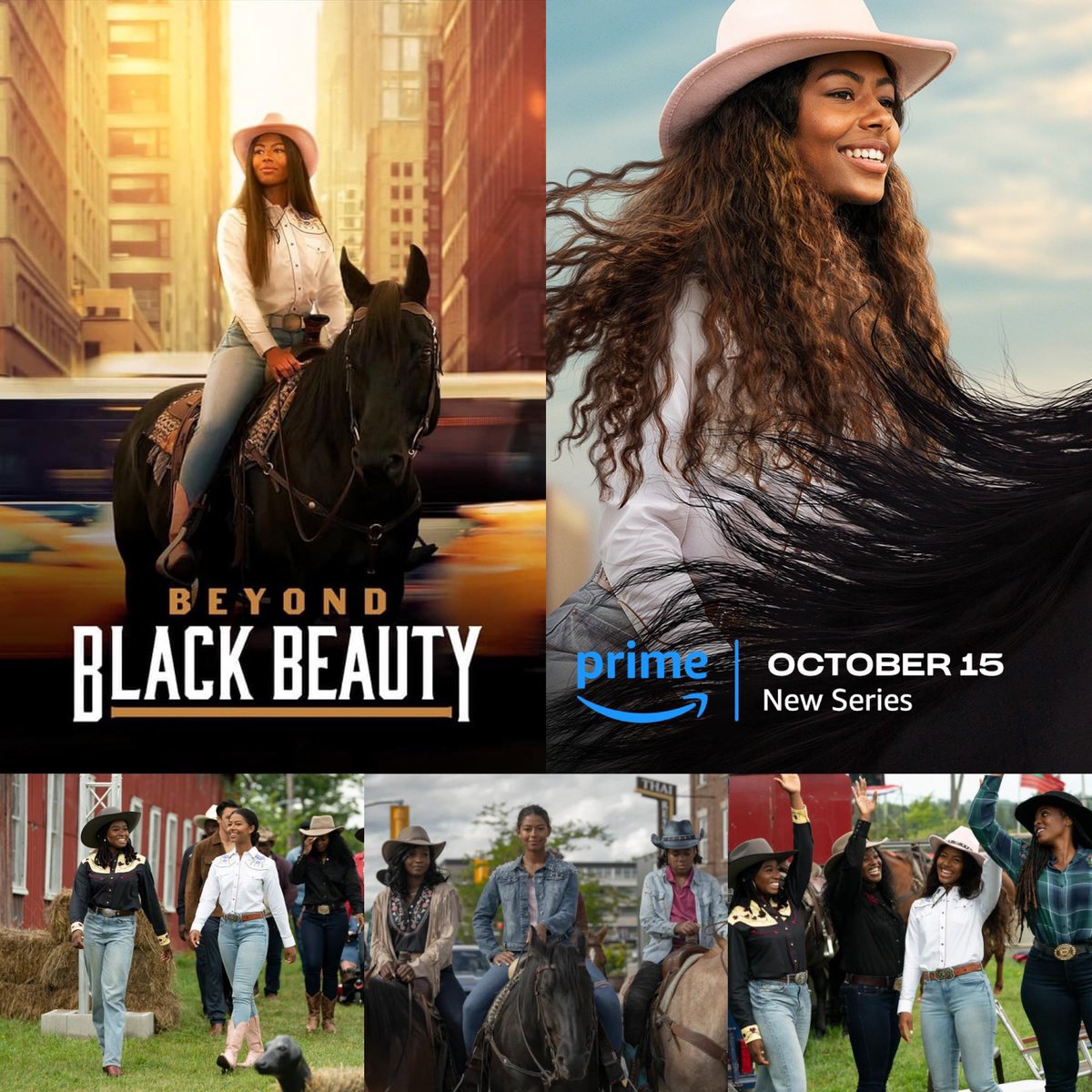 jasimisinclair's tweet image. I haven’t seen a lot of promo for Beyond Black Beauty. It’s important that we share this y/a project with the young black girls in our lives. We are seeing a lot of their projects cancelled and removed from platforms. Please watch this show on October 15. 🐎🖤✨