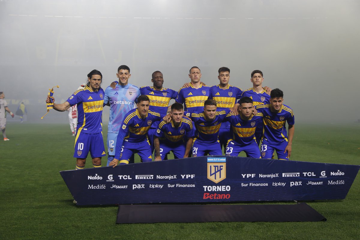La formación inicial de Boca vs Argentinos