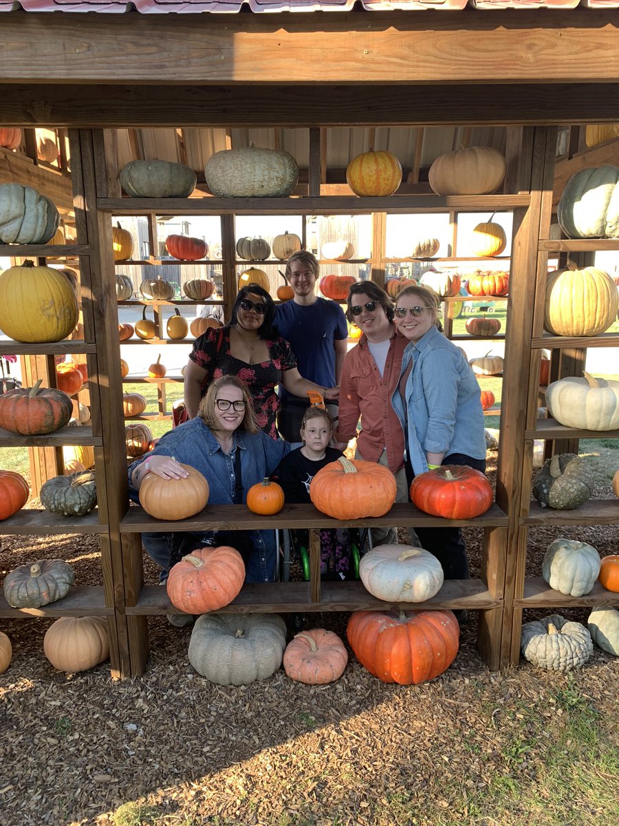 Great day at the pumpkin farm with my amazing coworkers!