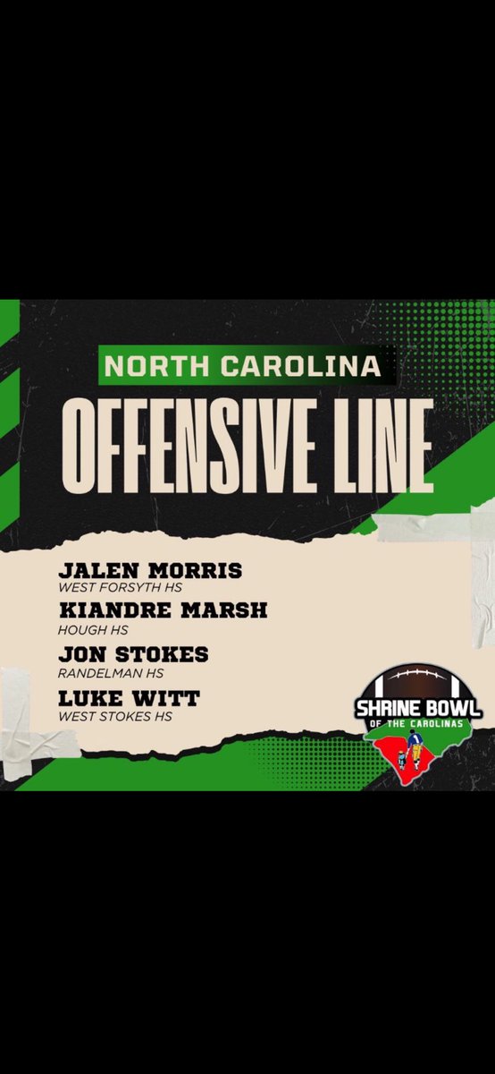 Jonathan Stokes (@stokes_72) on Twitter photo Blessed to be selected to play in the Shrine Bowl <a href="/CoachBaileySHS/">Richard Bailey</a> <a href="/ShrineBowlNCSC/">Shrine Bowl NC-SC</a> <a href="/ECUPiratesFB/">ECU Football</a> @ECUCoachHouston <a href="/OLCoachMattox/">Matt Mattox</a> <a href="/CoachLafaele/">Coach Lio 🐝</a> <a href="/coach_jdbaker/">John David Baker</a> <a href="/Coach__Roy_Tesh/">Roy Tesh</a> @GasperECUDPP <a href="/RandlemanFB/">Randleman Football</a> Blessed to be selected to play in the Shrine Bowl <a href="/CoachBaileySHS/">Richard Bailey</a> <a href="/ShrineBowlNCSC/">Shrine Bowl NC-SC</a> <a href="/ECUPiratesFB/">ECU Football</a> @ECUCoachHouston <a href="/OLCoachMattox/">Matt Mattox</a> <a href="/CoachLafaele/">Coach Lio 🐝</a> <a href="/coach_jdbaker/">John David Baker</a> <a href="/Coach__Roy_Tesh/">Roy Tesh</a> @GasperECUDPP <a href="/RandlemanFB/">Randleman Football</a>