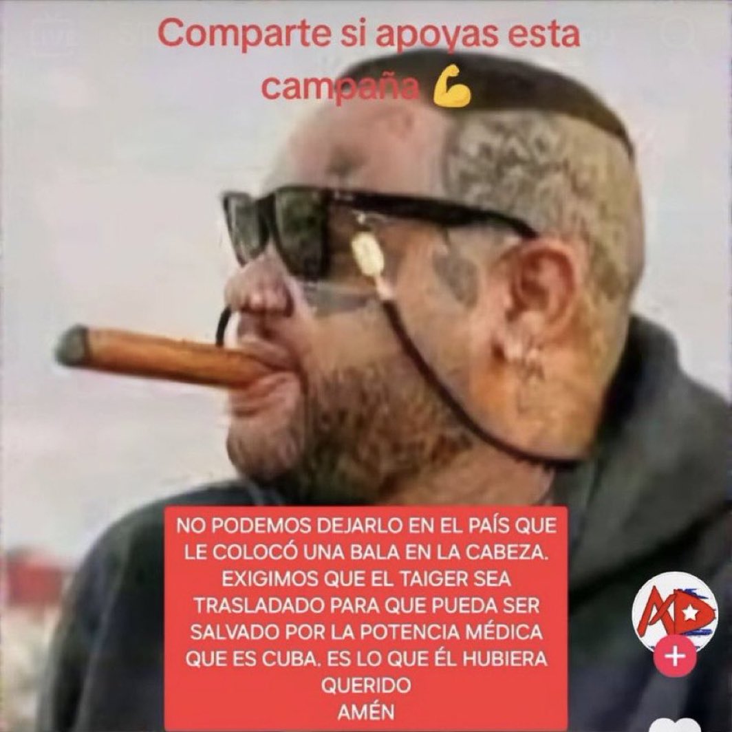 EddyMaidique31's tweet photo. Avísenle al gerente general de ACOREC SA @mmpizonero para que consiga con el revolucionario Díaz Balart un traslado para el hospital Almergeira en la Habana que es donde él se sentirá a gusto …