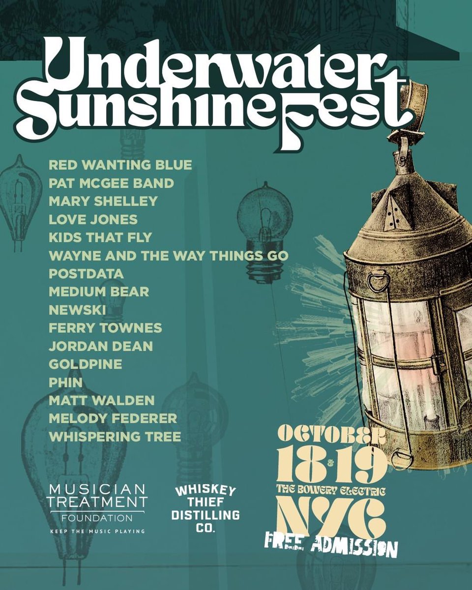 Will be playing this festival on October 19. It’s free!  What else is free in New York City?