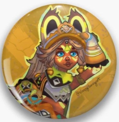 sleepydannyvt's tweet photo. new smol character buttons available on my redbubble (iansan will arrive after her element announcement) #GenshinImpact https://t.co/ihlLbyVbGt