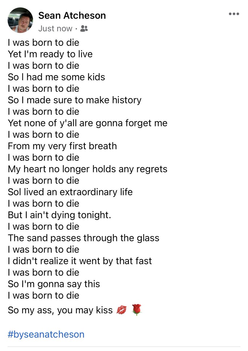 AtchSean's tweet image. #PoemSociety #WritingCommmunity my peeps at #SickNotWeak