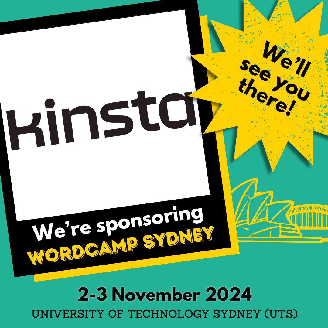 Looking forward to seeing everyone at <a href="/wordcampsyd/">WordCamp Sydney</a> ! I'll be there with representing <a href="/kinsta/">Kinsta</a> --we're sponsoring! 😀