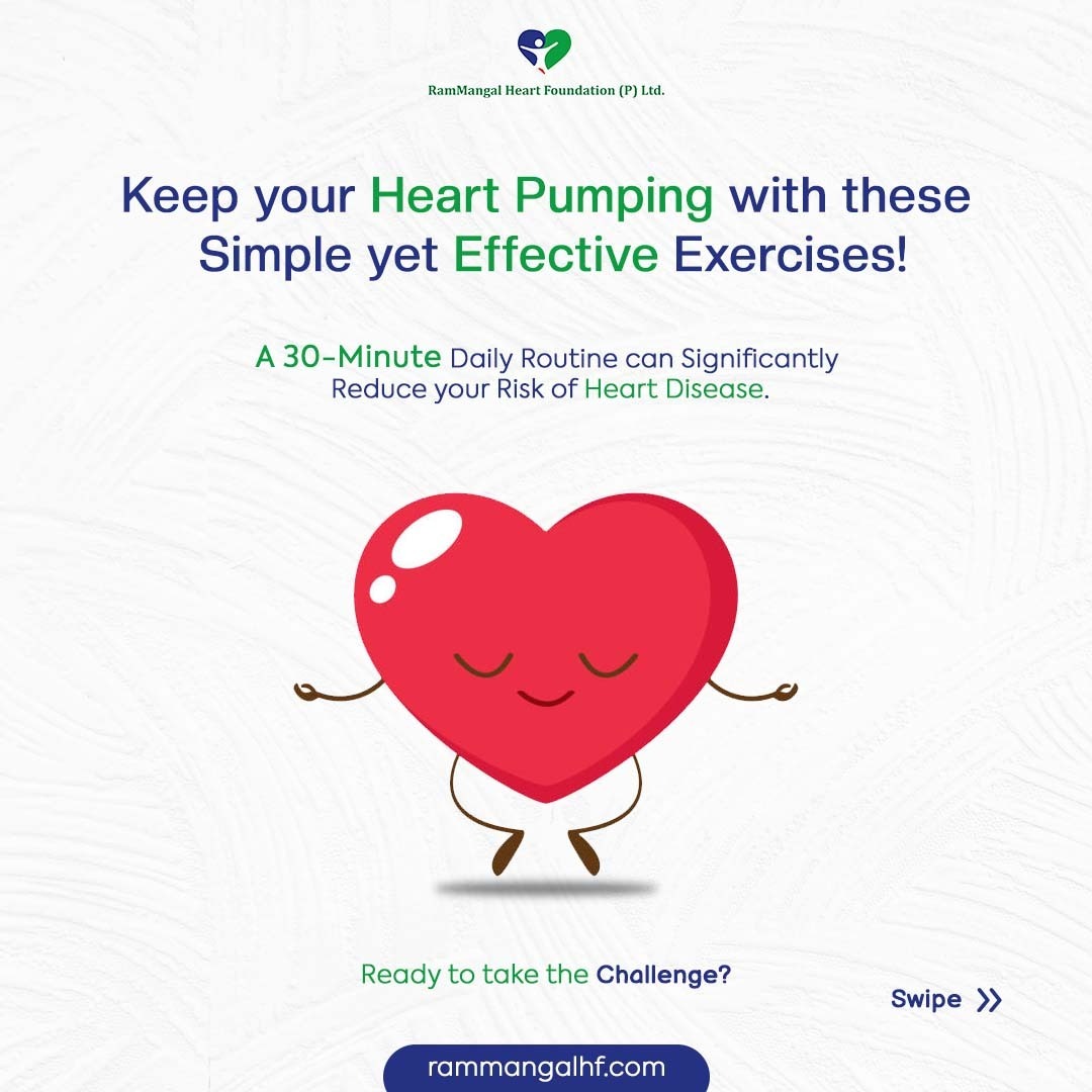 RammangalF's tweet image. 30-Min Heart-Healthy Workout Reminder!
Tag a friend to take the heart-health challenge with you!

#HeartHealthyWorkout #HeartExercise #HealthyHeartRoutine #RamMangalHeartFoundation #CardioForHeart #HeartChallenge