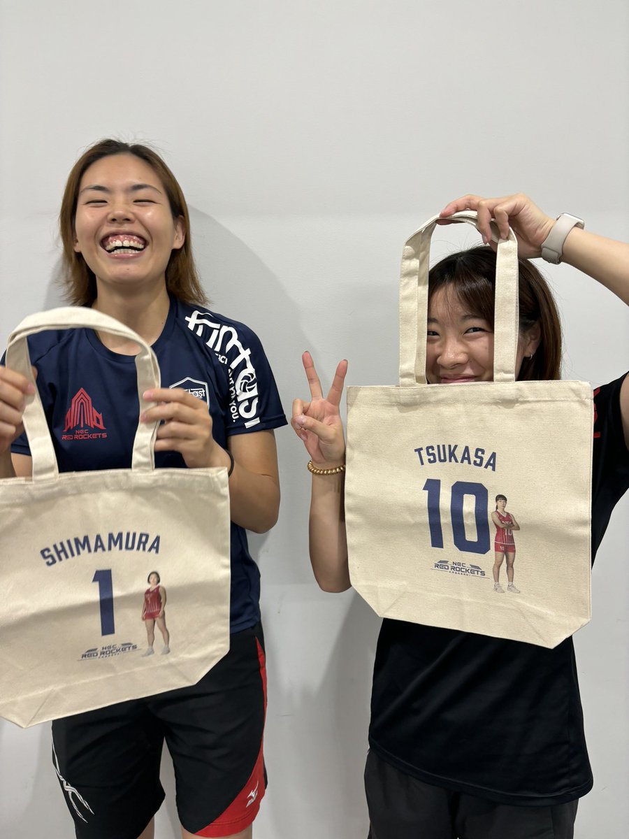 NECレッドロケッツ川崎　MIZUNO社製特製バッグ　ファンクラブ特典　未開封 NEW GEAR 紹介】 ◎2024-25 プレイヤーズトートバッグ ¥2,500 ︎選手の