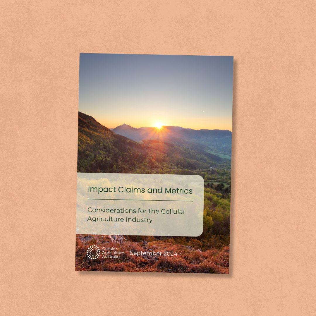 Cellular Agriculture Australia's new report highlights key considerations for the industry concerning the measurement, reporting, and communication of its impact. CAA will feature in a workshop at Food Frontier's #AltProteins24 conference.

cellularagricultureaustralia.org/publications/i…