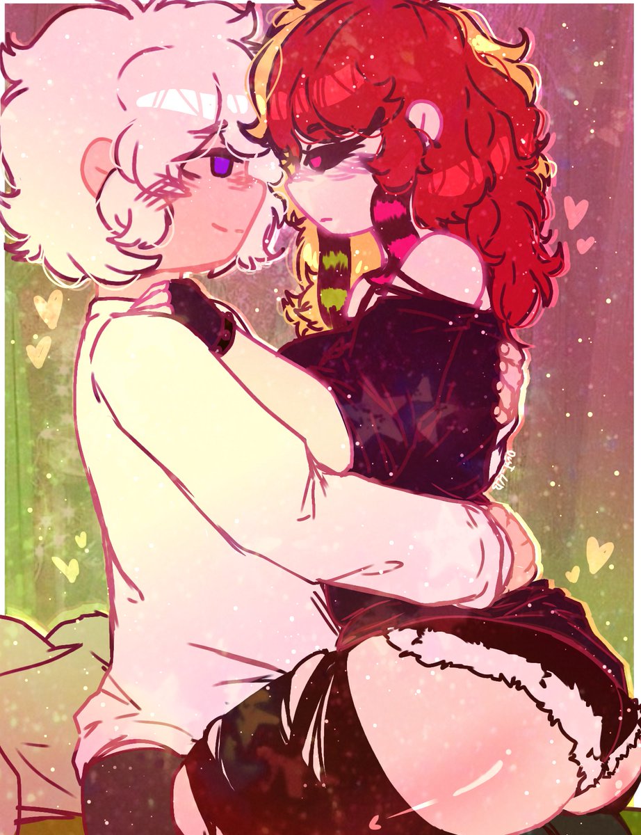 Dust_LLB's tweet image. 🌻Likes, Shares and comments are very appreciated🌻
*⁠.⁠✧ Day 7! The two of them are a couple of ocs that I have with @NotSmartLizzard, they both come from different universes, so I think they count as a crossover(?
.
.
*⁠.⁠✧Tags: 
#oc #Inktober #cringetober