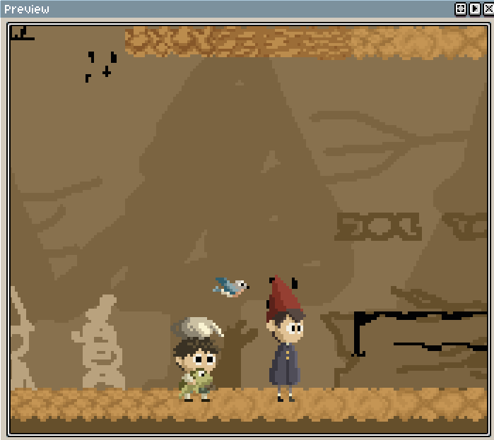 Oh the many struggles of dirt 

Will probably switch to environments and see which dirt vibe I vibe with..

#otgw #pixelart #dirt