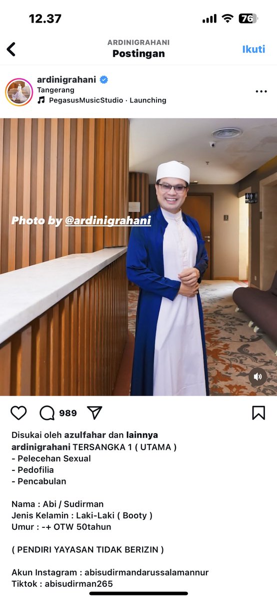 girlwithnoj_ob's tweet photo. Guys, udah tau kasus ini nggak? Ada yayasan anak anak yg ketawan melakukan pelecehan seksual! PLS RAMEIN, Itu 2 tersangka jadi buron, kalo ada yg tau orangnya pls dm mba" yg ada diig ini https://t.co/1vZUaa8EVh