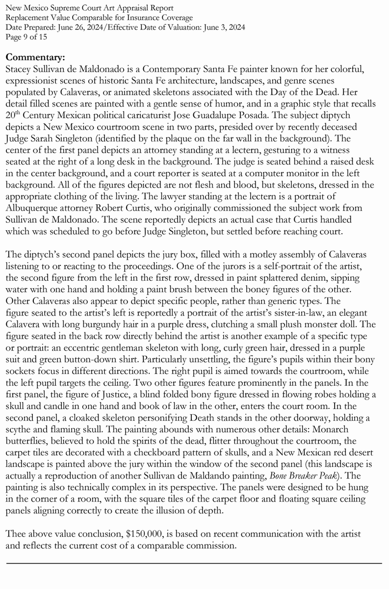 The 'Scales of Justice' diptych original painting has been appraised for $150,000! Thank you to every art patron – whether you hold an original painting or an art print, you are an integral part of Los Muertos Art reaching this value – and the journey ain't over yet! 🙏✨🎨🖌️💀