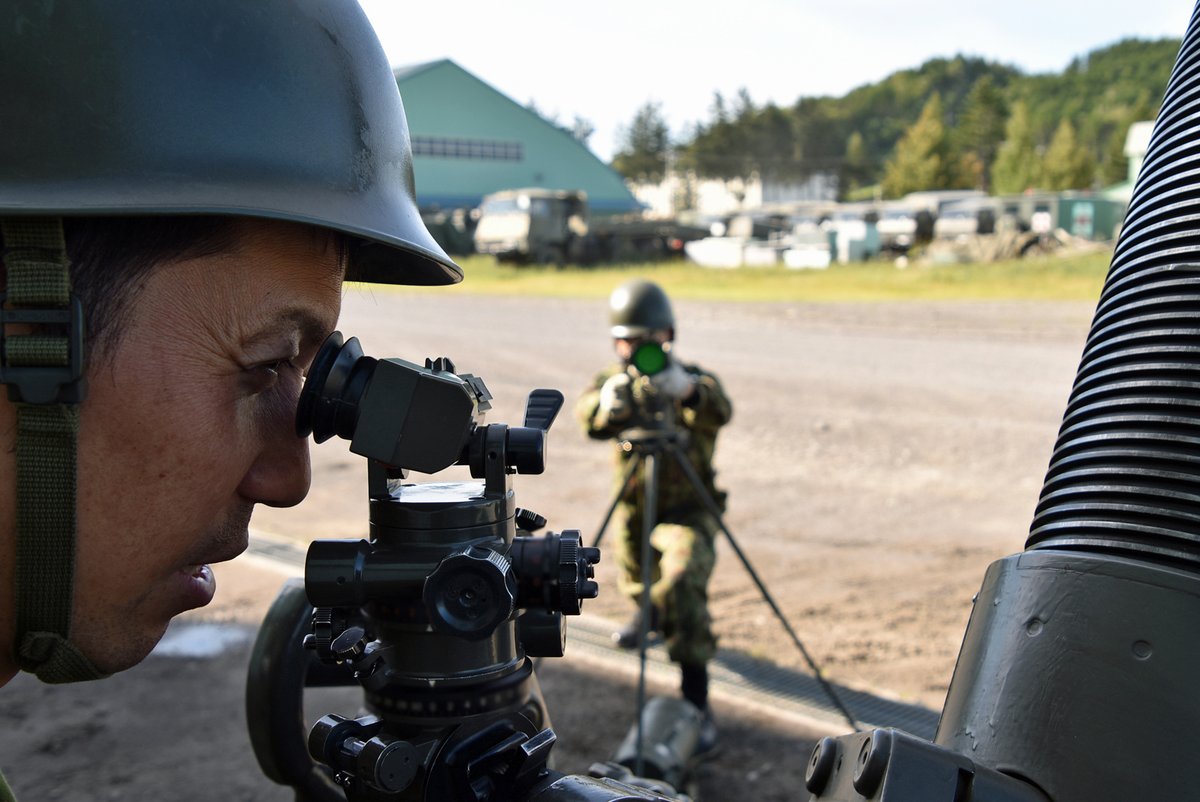 第3即応機動連隊 #火力支援中隊 は #名寄駐屯地 において砲手転換教育