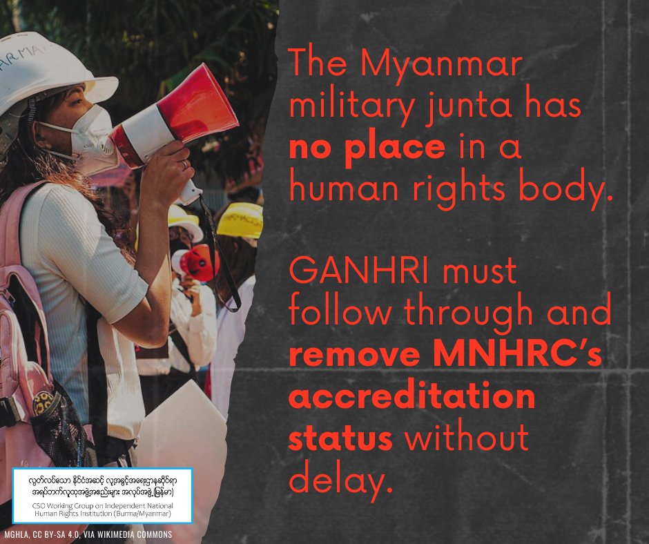 CSO Working Group on NHRI Burma (Myanmar) tweet media