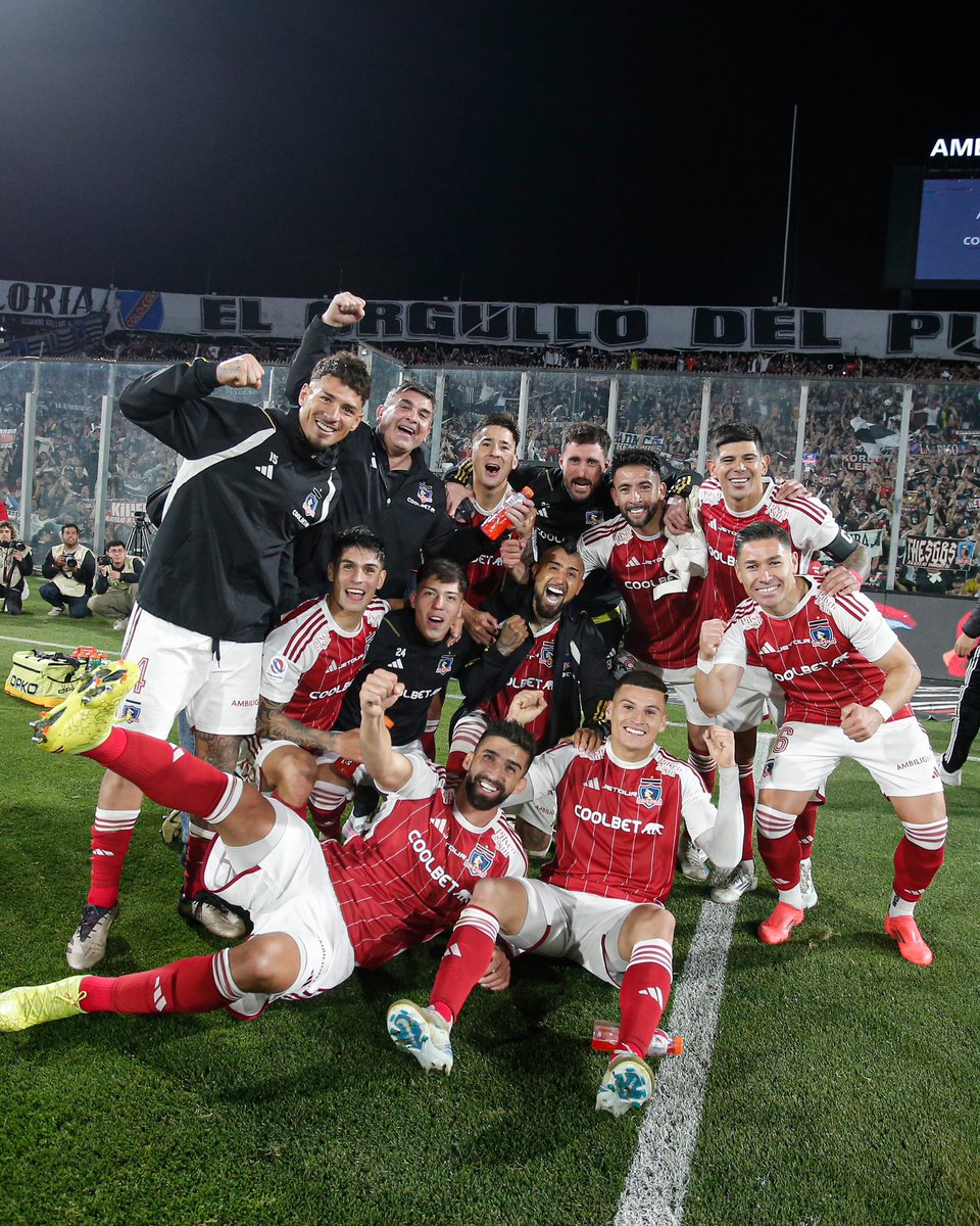 𝐒𝐢́, 𝐞𝐪𝐮𝐢𝐩𝐨. 𝐕𝐚𝐦𝐨𝐬 𝐩𝐚𝐬𝐨 𝐚 𝐩𝐚𝐬𝐨 🤟

¡Vamos Colo-Colo! ⚪⚫