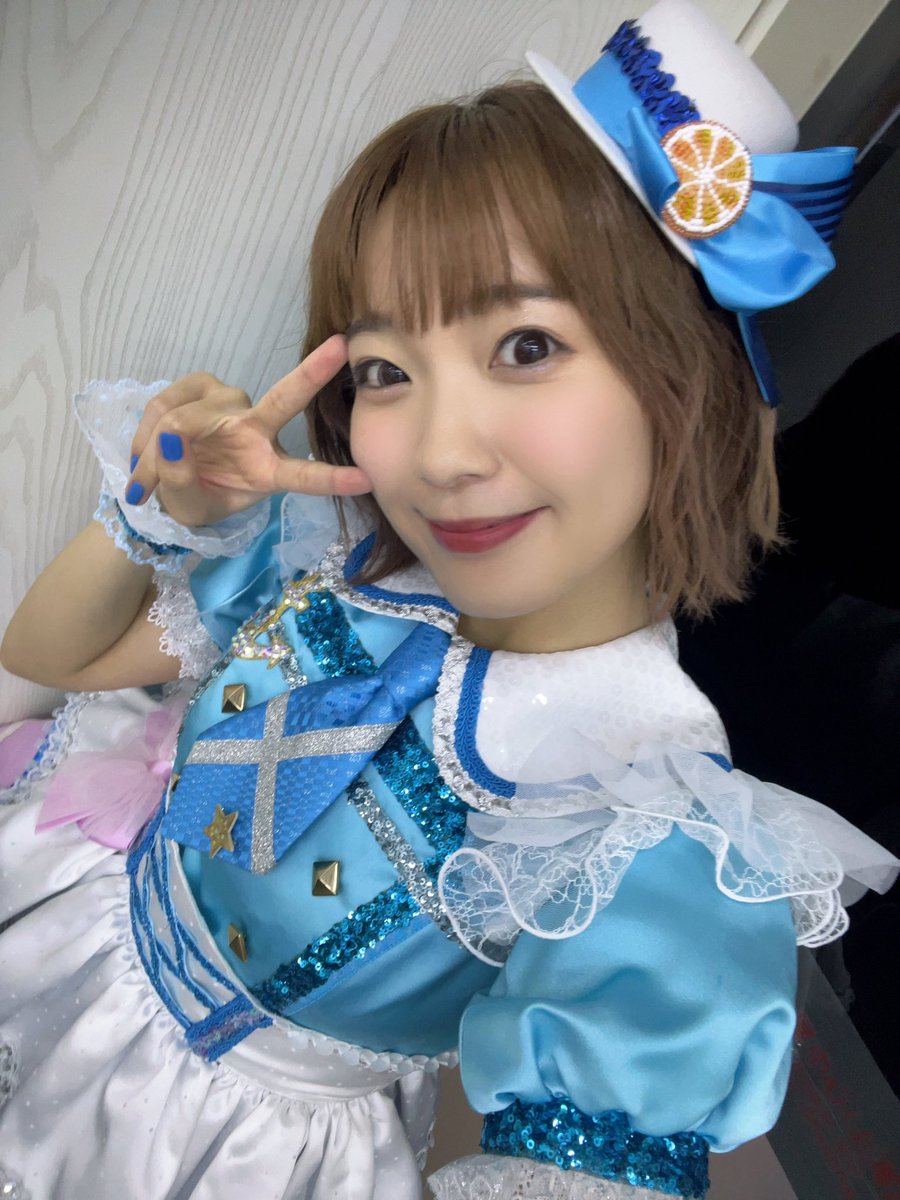 ピアス　水色　ビシューチャーム　星　花　海　夏　デート　ライブ　推し　発表会 アジアツアー上海公演 ありがとうございましたっ Aqoursとして久しぶり