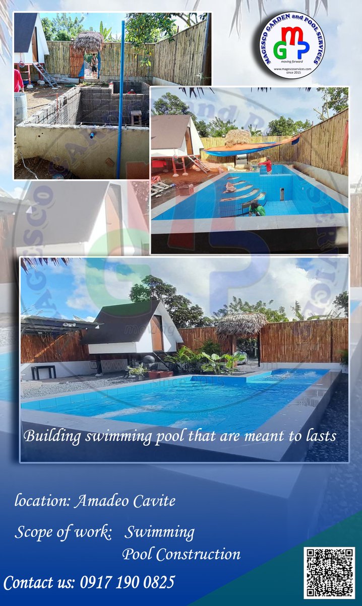 magescoservices's tweet image. Swimming pool construction project at Amadeo, Cavite,, only at Magesco Garden and Pool Services this rainy Monday..

#swimmingpoolbuilders
#swimmingpoolcontractor
#swimmingpoolmaintenance