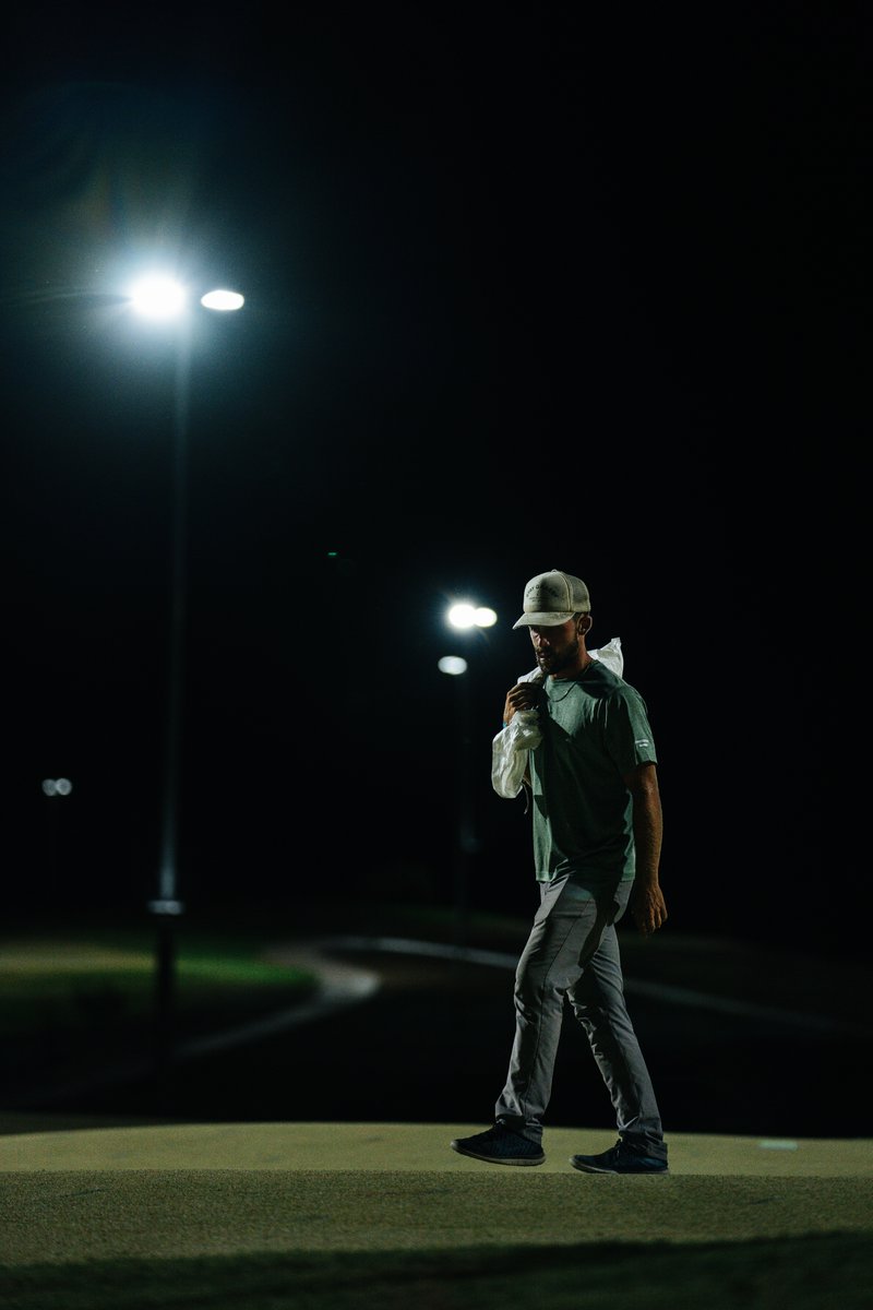 On October 1, Scotty and his team began their second overseed of the course, but for the first time with the @Musco lights installed.  They might be the only crew in America able to seed at night.  What took 8 days last year only took 4.