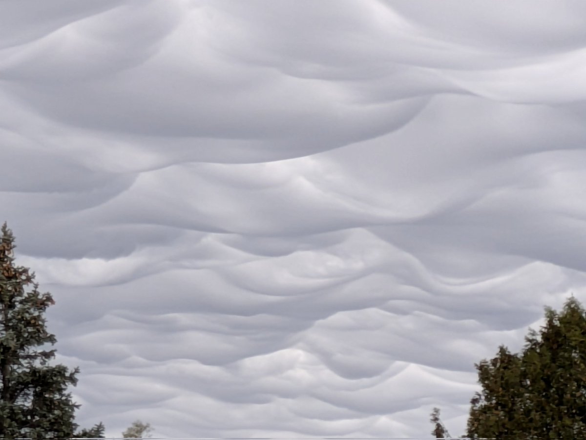 Cool clouds this evening.