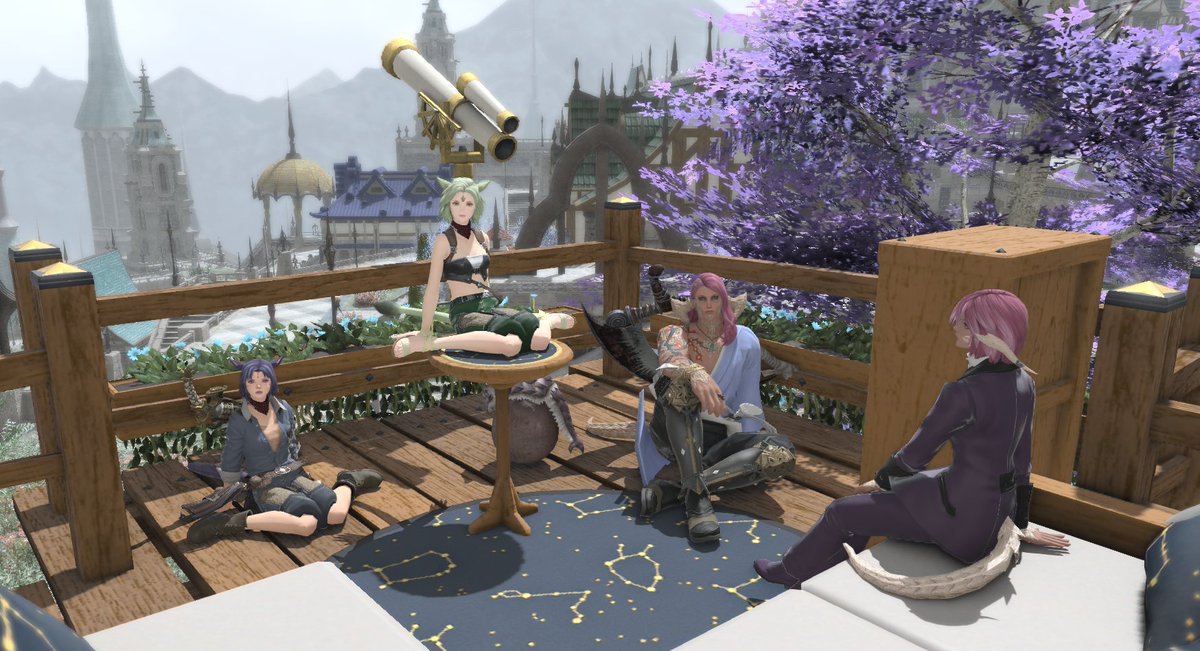 The twin's and their FC hanging out