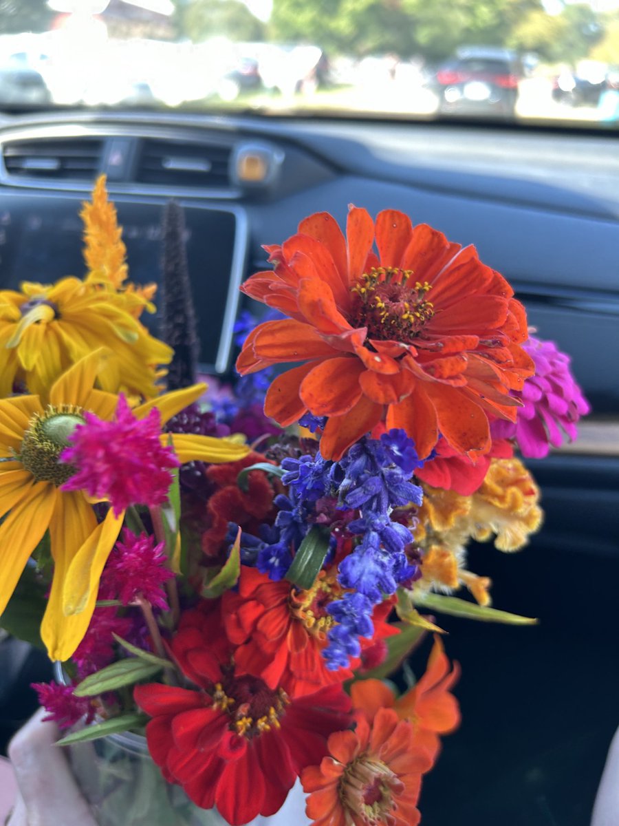 Great weekend weather to visit Larriland Farm for some apple and flower picking!