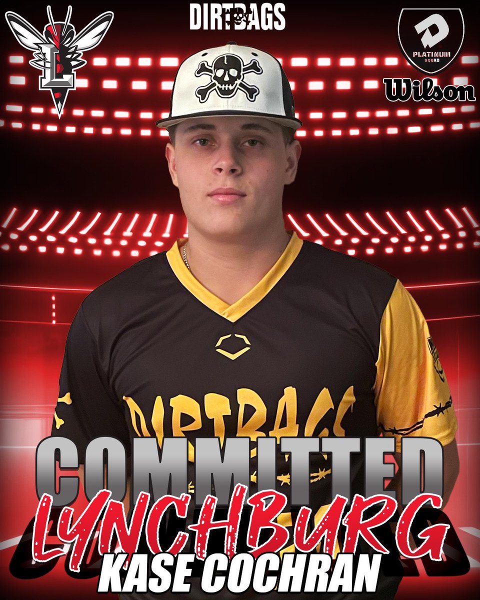 Congratulations Kase Cochran (2025 Westfield High School (VA) Catcher) on his commitment to University of Lynchburg! ☠️🆙