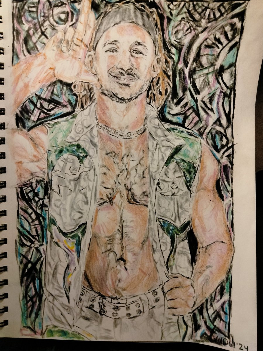 DavidWindhamJr1's tweet photo. Anthony Greene @alternative_ag
Drawing Paper 12 in x 9 in
#AnthonyGreene #ProWrestlingNOAH #IndyWrestling #davidwindham #illustration #Compostion #Wrestling https://t.co/knKIosSnQq