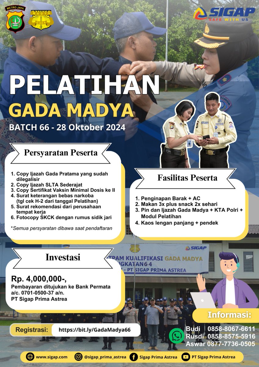 sigapacademy's tweet photo. Pelatihan Sigap Academy>> https://t.co/jPXMKVKXBl