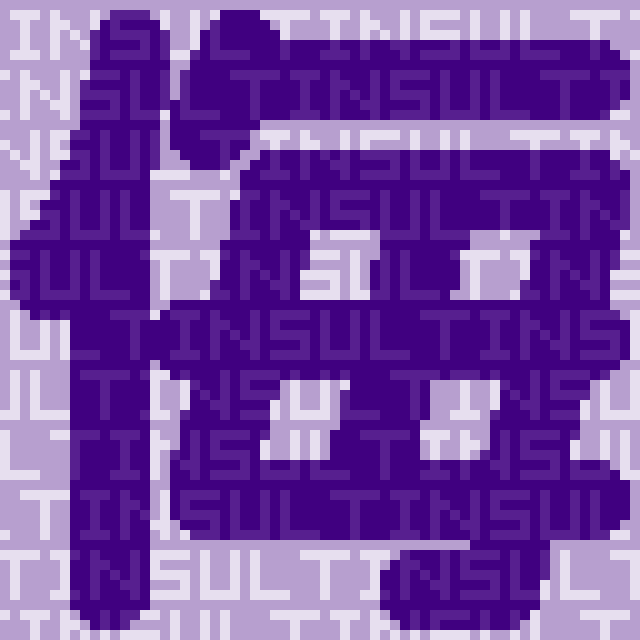 Kanji_Pixel_Art's tweet photo. 「侮」＝ INSULT【N1】

音（on）: ぶ（bu）
訓（kun）: あなど（る）（anado-ru）

#Kanji #Japanese #insult #affront #侮辱 #侮る #にほんご #日本語 #jlpt #n1 #あたおか #村民 #江頭 #pixel #English #Art #kanjipixelart #漢字アート #漢字 #漢字勉強 #漢字練習

https://t.co/niFCJwiQvT https://t.co/X3UmTZPDxA