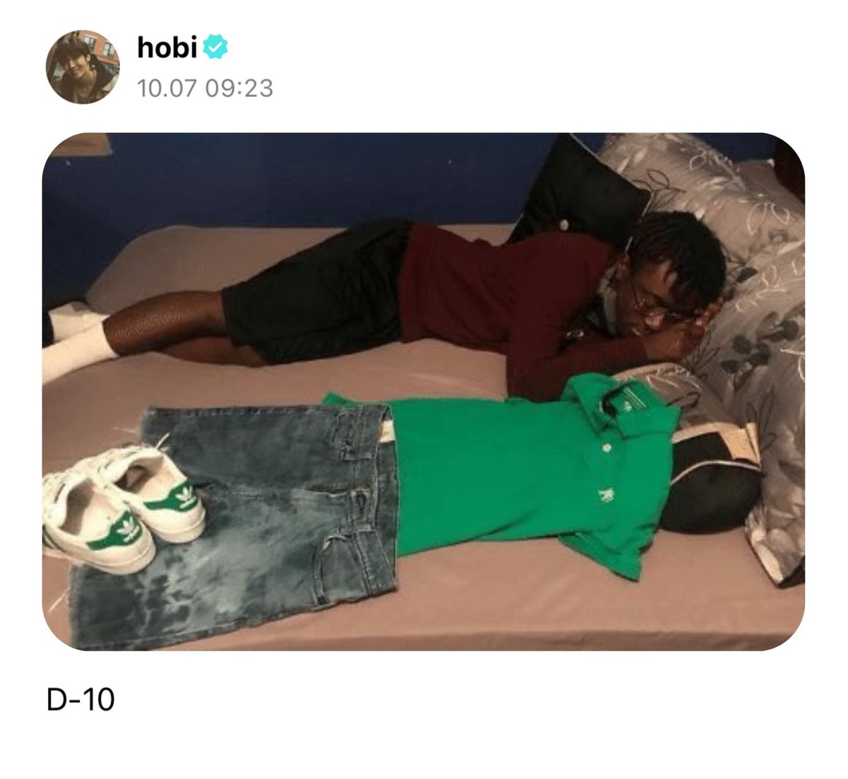 THIS IS LITERALLY HOBI’s WEVERSE POST 😭😭😭