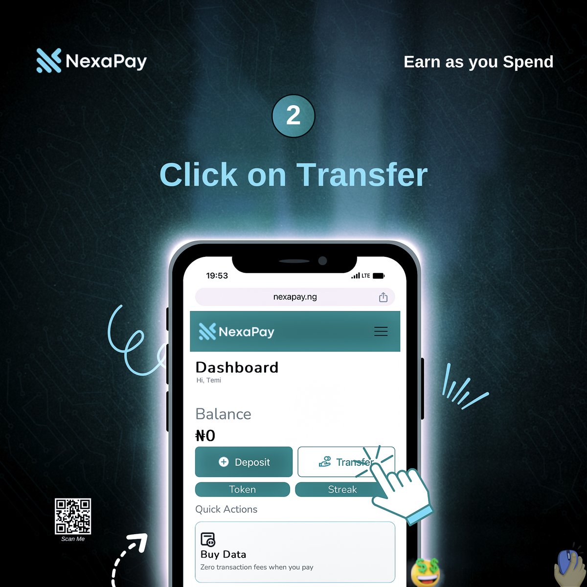 nexapay_ng's tweet photo. Learn how to transfer money effortlessly with NeXaPay in just 7 simple steps!
You can still get started today by signing up!
👇
https://t.co/gtpwsdp5WJ
#NexaPay #SpendAndEarn #TechRewards #Cashback https://t.co/AJeFYK3woC