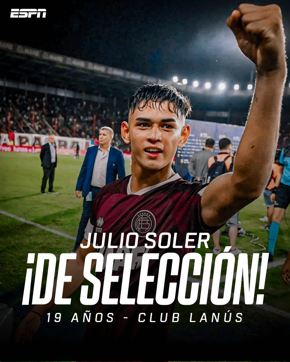 🚨 ¡ATENCIÓN! El Huevo Acuña fue desafectado por la #SelecciónArgentina y Lionel Scaloni decidió convocar a Julio Soler, lateral de #Lanús. 

ℹ️ <a href="/estebanedul/">Esteban Edul</a>