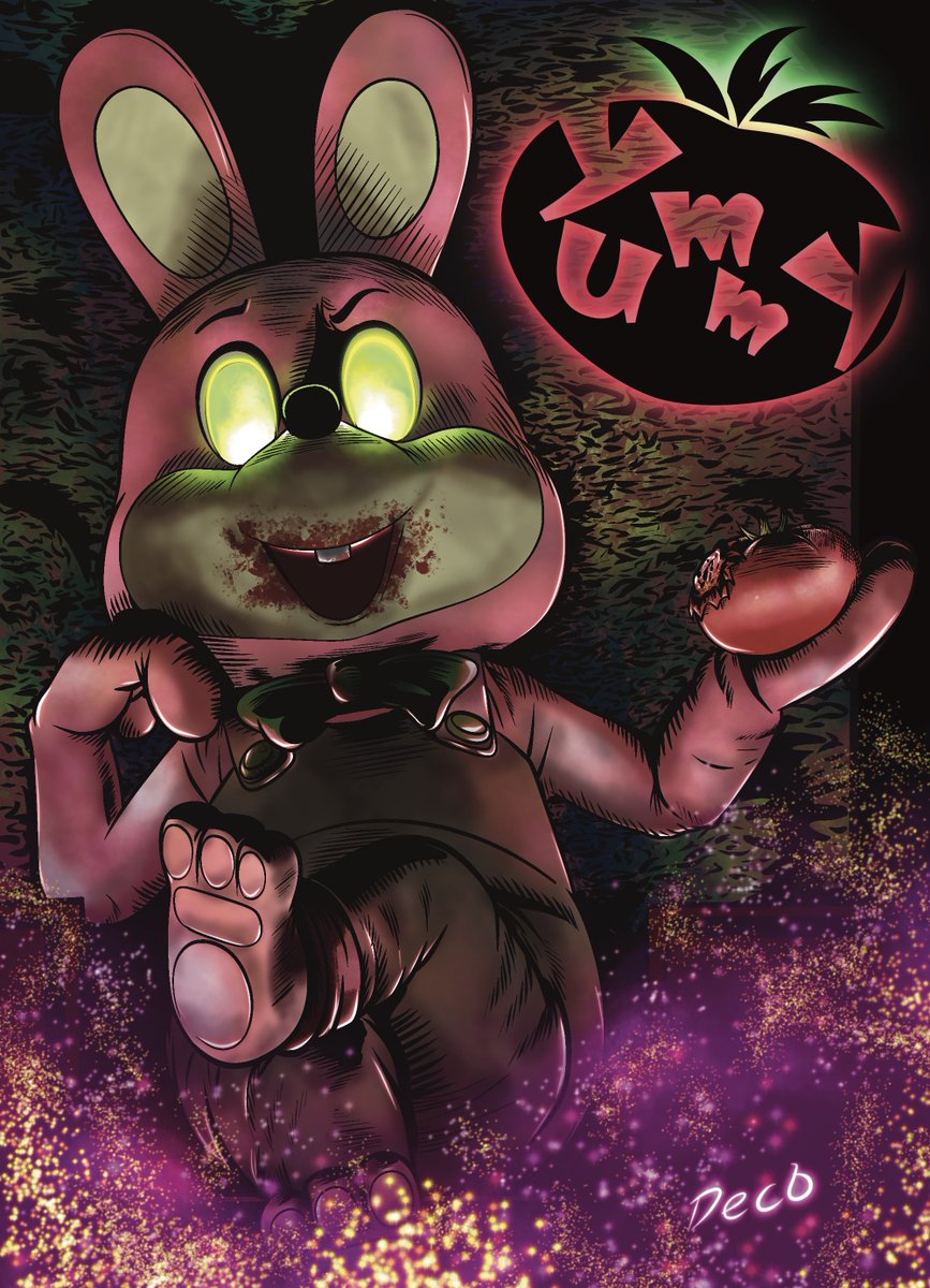 you_blender3d's tweet image. ROBBIE🐰🍅

#イラスト #SILENTHILL #robbie