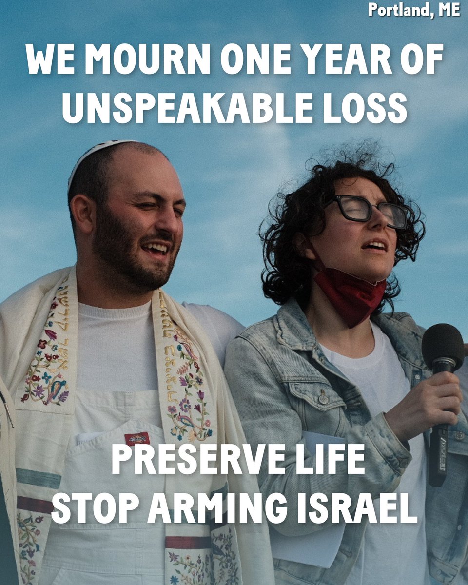 Hundreds of JVP members are continuing to gather across the country in ritual commemoration of the High Holidays and to mourn one year of unspeakable loss; a year of genocide,  death, and destruction. 🧵