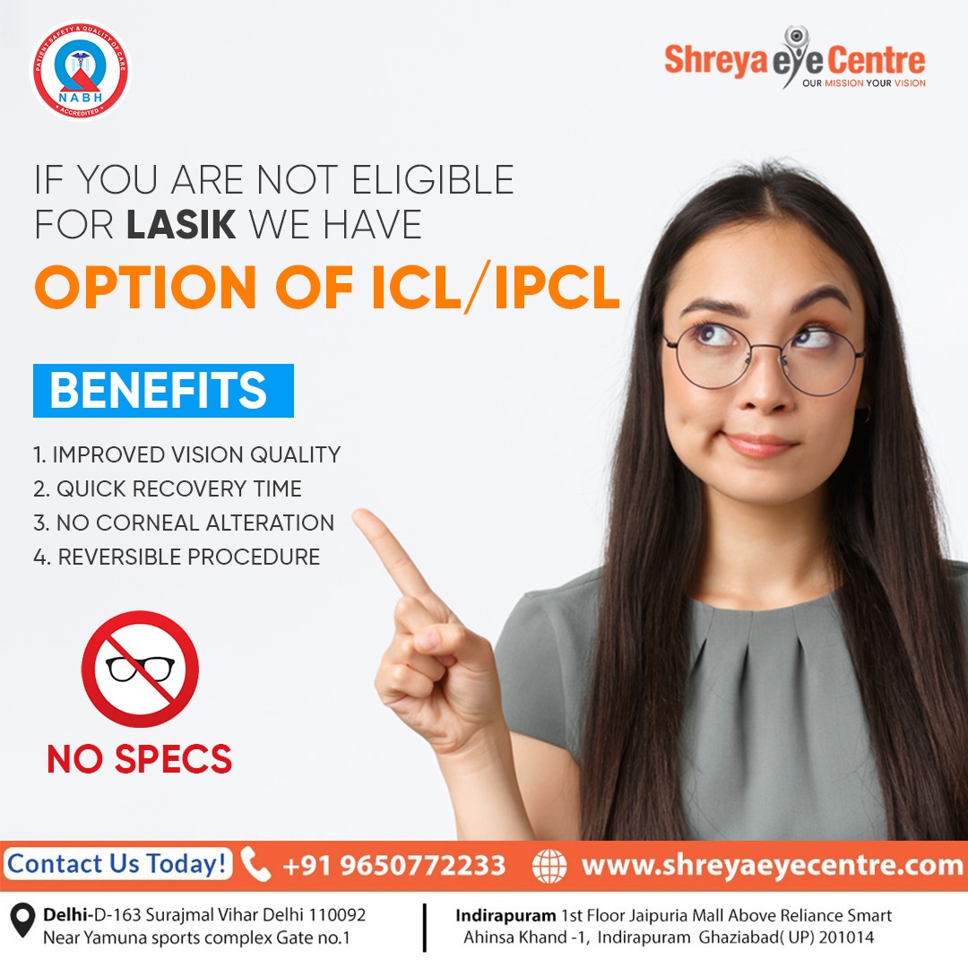 ShreyaEyeCentr's tweet image. Transform Your Vision with ICL/IPCL Treatment at Shreya Eye Centre

📞 +91 9650772233
🌐 shreyaeyecentre.com

#ICL #IPCL #ShreyaEyeCentre #VisionCorrection #EyeCare #ClearSight