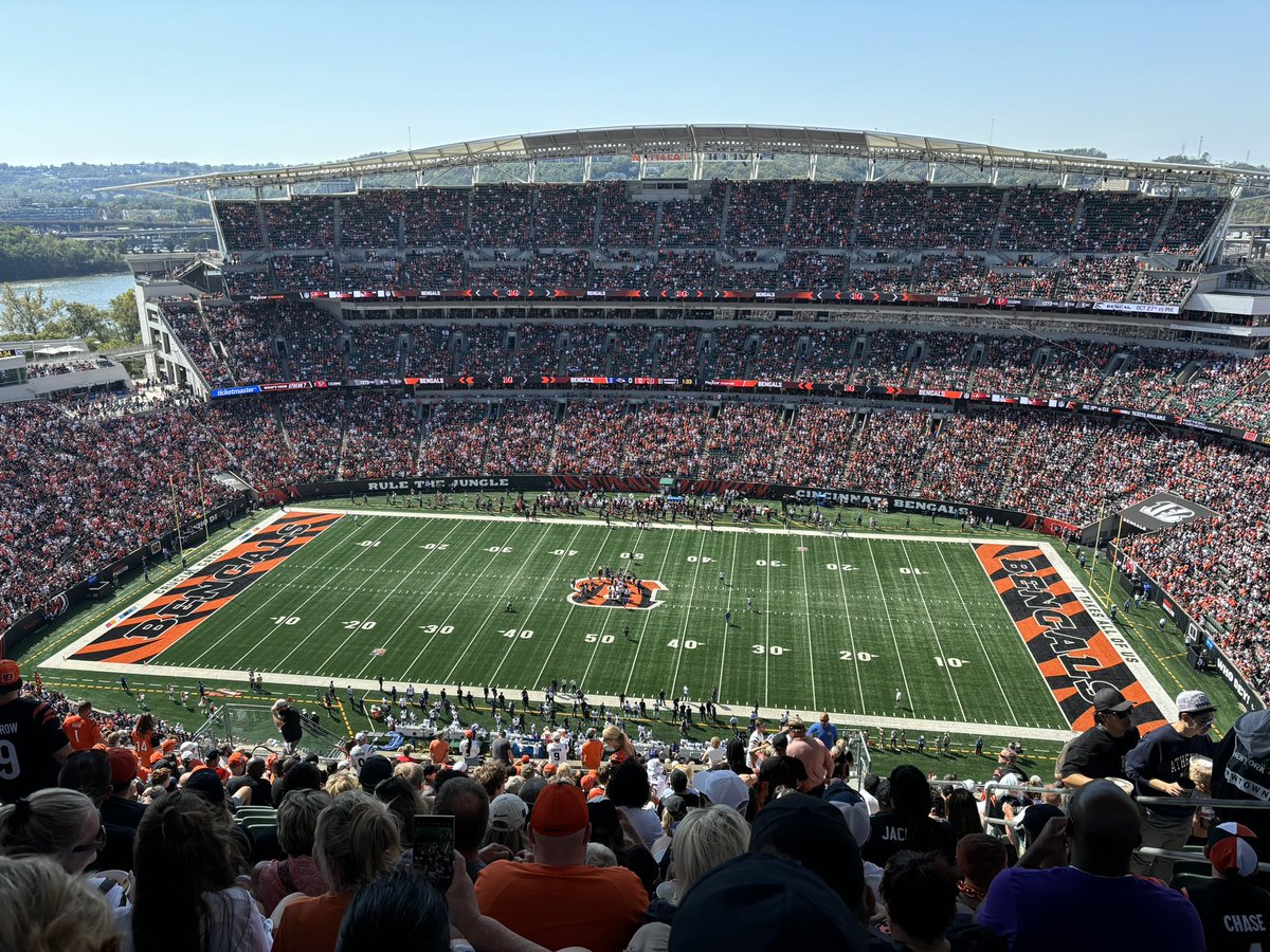 Amy Brausch, PhD (@amybrausch) on Twitter photo Fall break and my first NFL game! It ended in a loss in overtime. Still a great game and beautiful day in Cincinnati! 🐅 #Bengals #RuleTheJungle Fall break and my first NFL game! It ended in a loss in overtime. Still a great game and beautiful day in Cincinnati! 🐅 #Bengals #RuleTheJungle