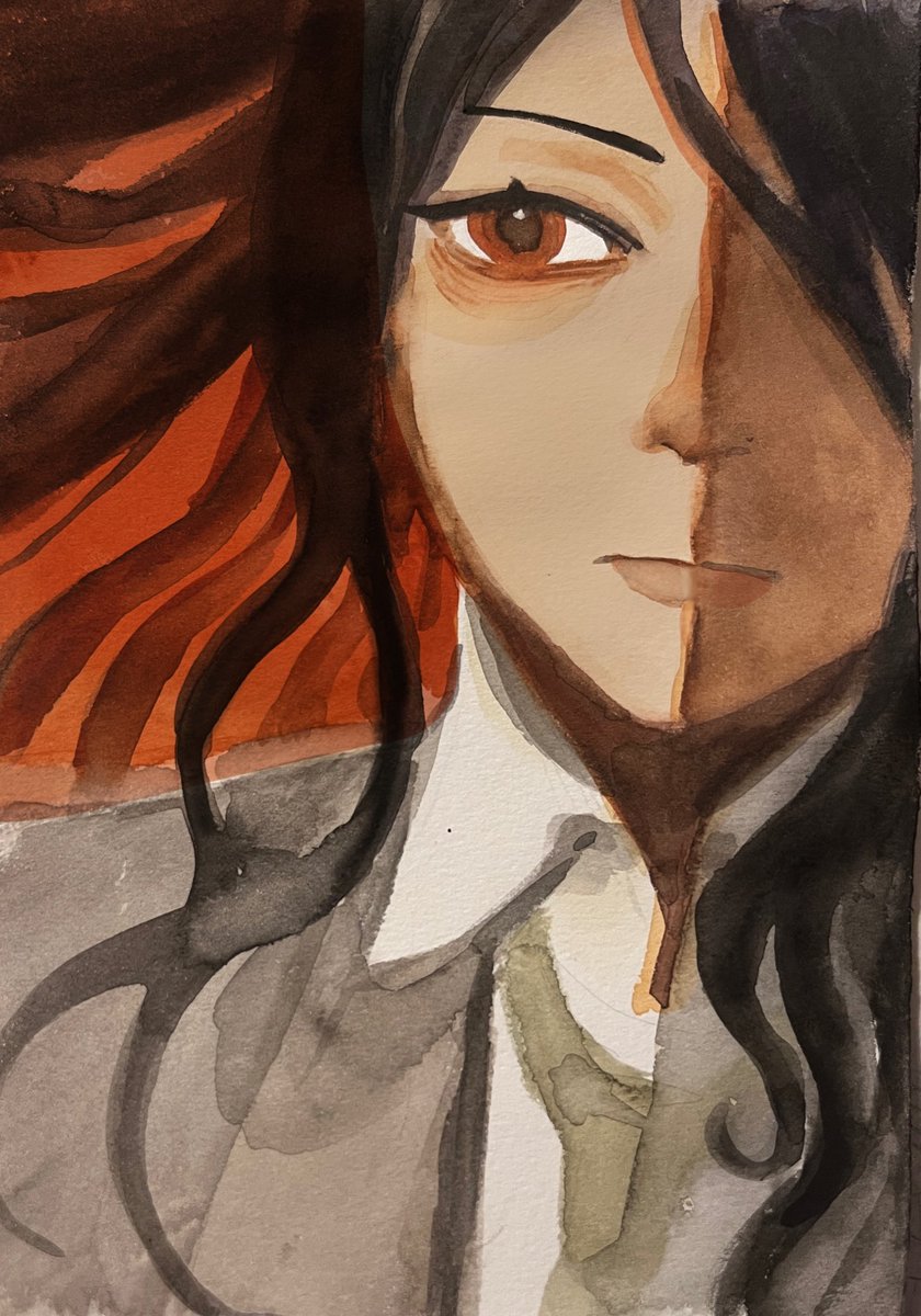 Messing around with watercolor… def not my favorite medium