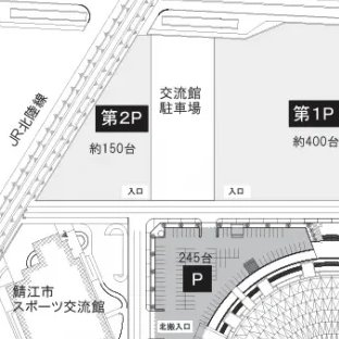 syogy's tweet photo. #サンドーム福井 駐車場事情 その7
鯖江市スポーツ交流館 専用の無料駐車場（全面舗装）
第１と第２駐車場に挟まれているがサンドーム利用者は使えない。HPには120台とある。
整備員がいて原則県外ナンバーは入れてくれない。
終演前にもなるとガードが緩くなり、お迎え用の待機駐車には利用できるかも https://t.co/7xJwRqGGjS