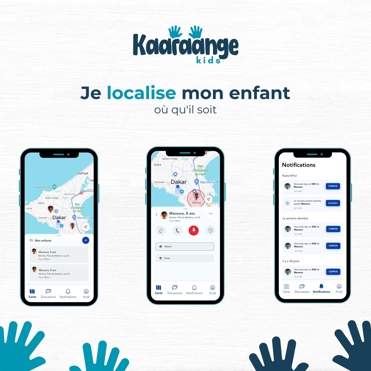 Ne laissez pas l’imprévu vous surprendre.

Configurez des zones de sécurité avec Kaaraange Kids et restez toujours informé quand votre enfant sort de la zone sûre. 
🚸📲 #SurveillanceEnTempsRéel #SécuritéEnfant #KaaraangeKids"