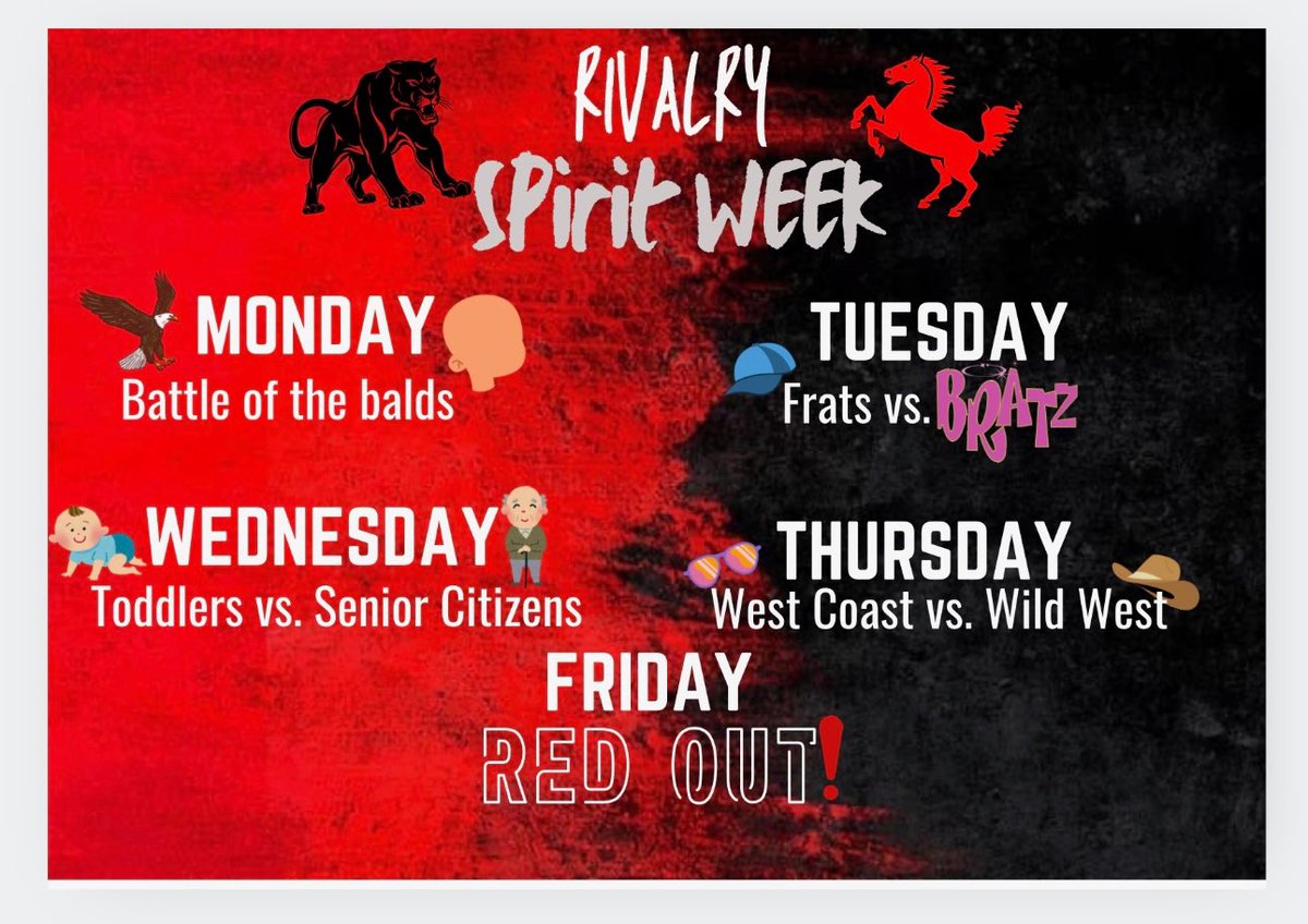 The time has come Bronchos…the week we’ve all been waiting for 🚨RIVALRY WEEK🚨be sure to show these kitties who’s boss and participate in this weeks themes❕❗️