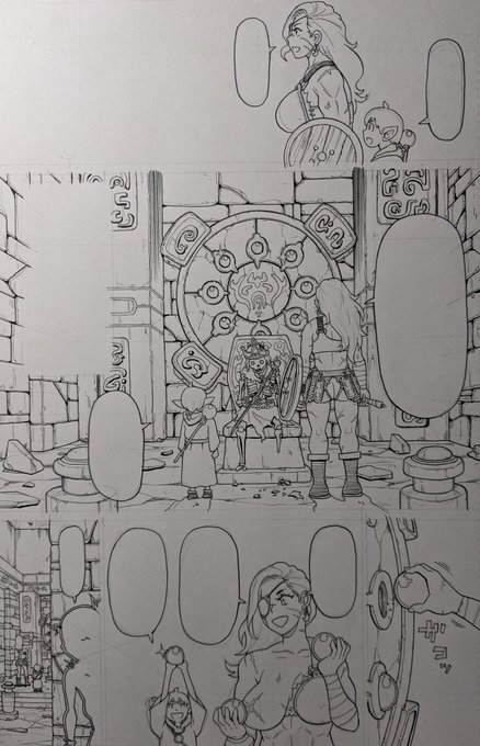 今日からペン入れ作業開始。 