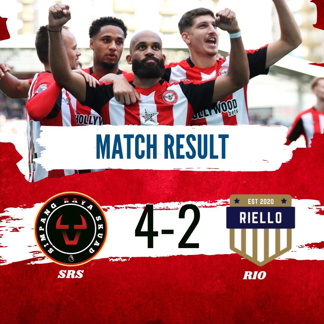 Simpang Raya Skuad BRFI (@simpangrayafpl) on Twitter photo Full time!
3 gol dari DEF ditambah satu gol dari <a href="/FPL_Kazuhiro/">Muhammad Taufiqurrahman๐ฎ๐ฉ</a> memastikan kemenangan di Battleweek 4 โ
Full time!
3 gol dari DEF ditambah satu gol dari <a href="/FPL_Kazuhiro/">Muhammad Taufiqurrahman๐ฎ๐ฉ</a> memastikan kemenangan di Battleweek 4 โ