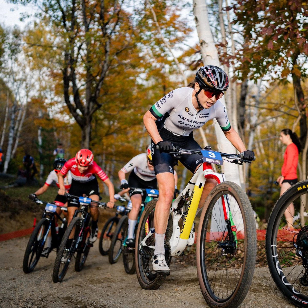 South Africa’s Candice Lill finished 4th in the final round of the UCI XCO World Cup in Mont Sainte Anne, Canada on Sunday. 
The performance sees Lill claim an impressive 3rd overall in the 2024 UCI XCO World Cup Series. Lill was 32nd overall in 2023. What a season! 🇿🇦👏