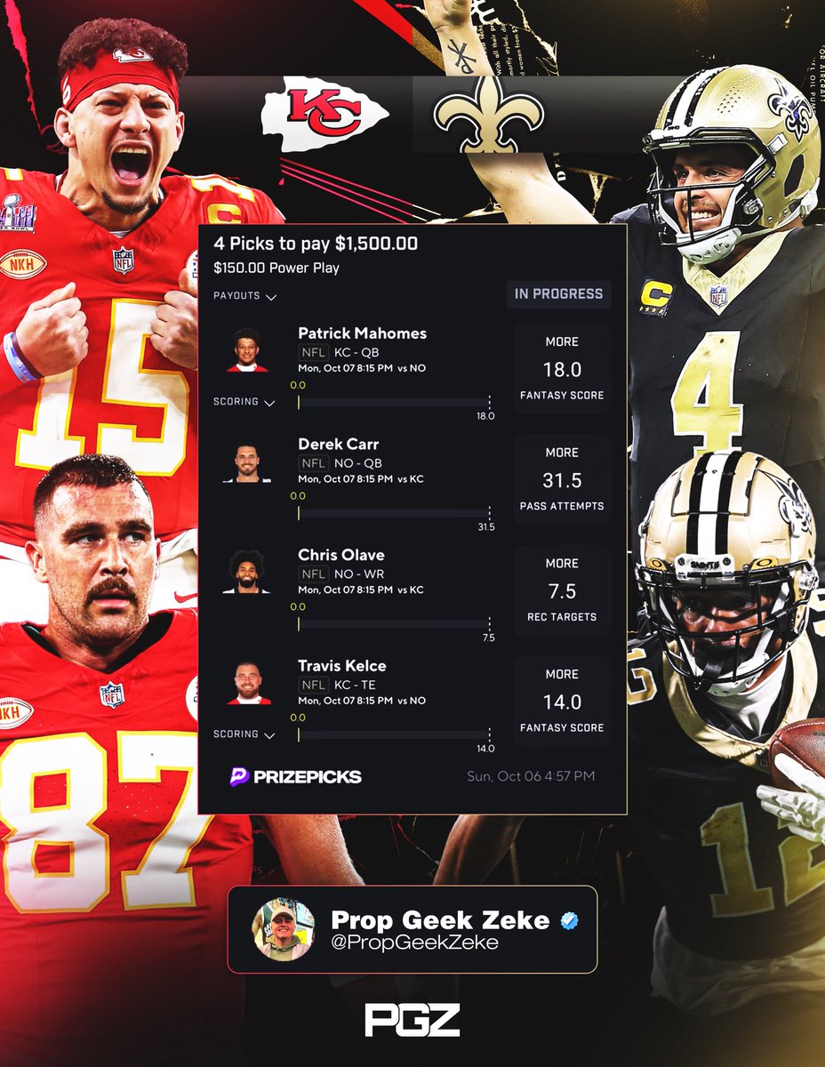 PropGeekZeke's tweet photo. can we hit three MNF in a row? 🚀💰 https://t.co/KduoIGuxSa